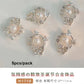 Flat Pearl Wreath Star Bowknot Butterfly Rhinestones Christmas Koi Metal Alloy Jewelry Nail Art Decorations Manicure Accessories