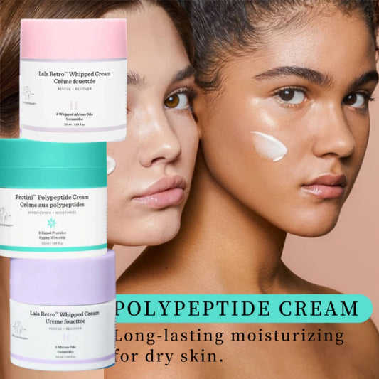 Lala Retro Whipped Cream Polypeptide Protein Strengthen Moisturize Anti-aging Primer Hydrating Face Cream Skin Care