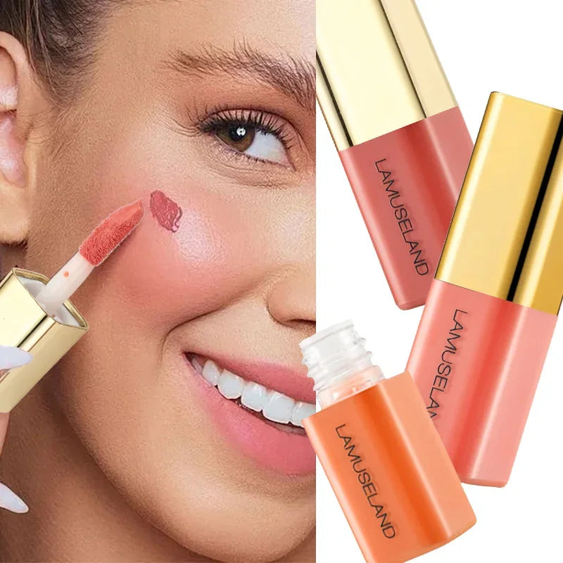 Liquid Blush Face Liquid Blush Lip  Cheek Natural Blush Long Lasting Waterproof 2024 New