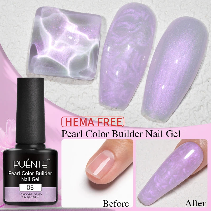 15ML 4 in 1 Builder Nail Gel For Quick Extension Nail Reinforcement Construction UV Gel Polish Semi-permanent Nail Art Varnish