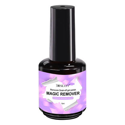 MOSKANY 15ml Magic Remover Nail Gel Polish for Soak Off UV Gel Polish Fast Removal Semi Permanent Varnish Polish Cancel Glue