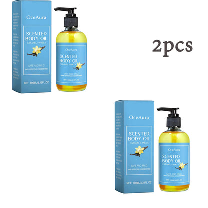 Vanilla Body Massage Oil Improve Moisturizing Relieve Stress Strengthen Nourishing Muscle Relaxing Body SPA Plant Essential Oils