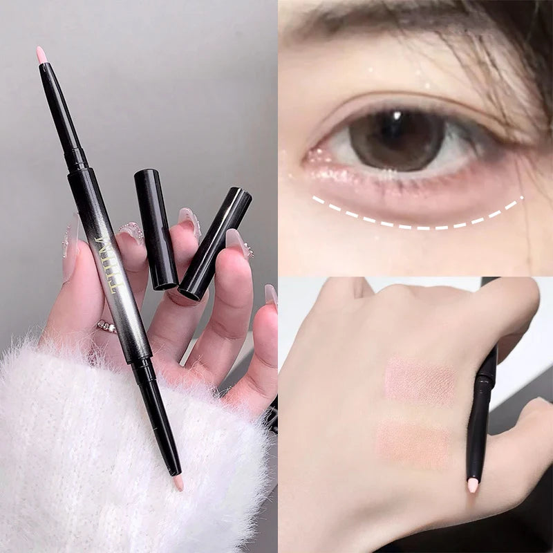 Ultra-fine Gel Eyeliner Pencil Pink Apricot Under Eye Liner Pen Waterproof Matte Aegyosal Lying Silkworm Quick Drying Eye Makeup