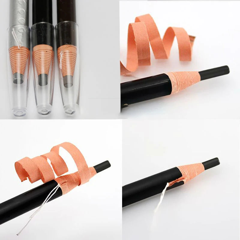 Tear Off Pull Line Eyebrow Pencil, Not Sharpen Need Eyebrow Pencil, Natural Color Rendering, Sweat Proof And Smudge Proof Eyebro