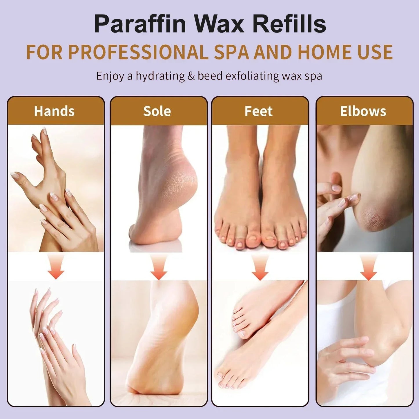 Paraffin Wax Hand and Foot Care Beauty Wax For Wax Heater Machine SPA Moisturizing 200g/450g Hand Soft Wax For Bikini Body 