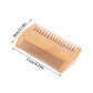Natural Wood Hair Brush Beard Comb Anti-Static Double-Sided Mustache Pocket Comb Brushing Hair Care Tools For Men Gift