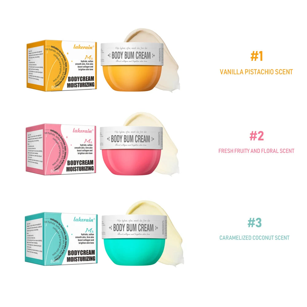 80ml Brazilian Body Care Lotion Buttock Cream Nourishes Skin Care Long Lasting Moisturizing Beauty Firm Skin Brightens Cream Hot