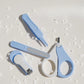 Newborn Baby Nail Scissor Baby Nail Care Tool Kid Safe Portable Nail Clipper Trimmer Tweezer with Box Children Manicure Kit
