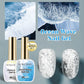 NICOLE DAIRY 15ml Bubble Ocean Wave Glue White Gel Nail Polish Summer Nail Poke Varnish UV LED Soak Off Gel For Nail Art Manicur