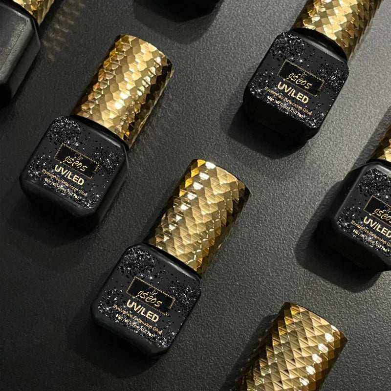 NEW 5ml UV Super Plus Lash Adhesive UV Glue With Black/Transparent Color 1s Quick-Drying Uv Lash Extension Glue 8Weeks Retention