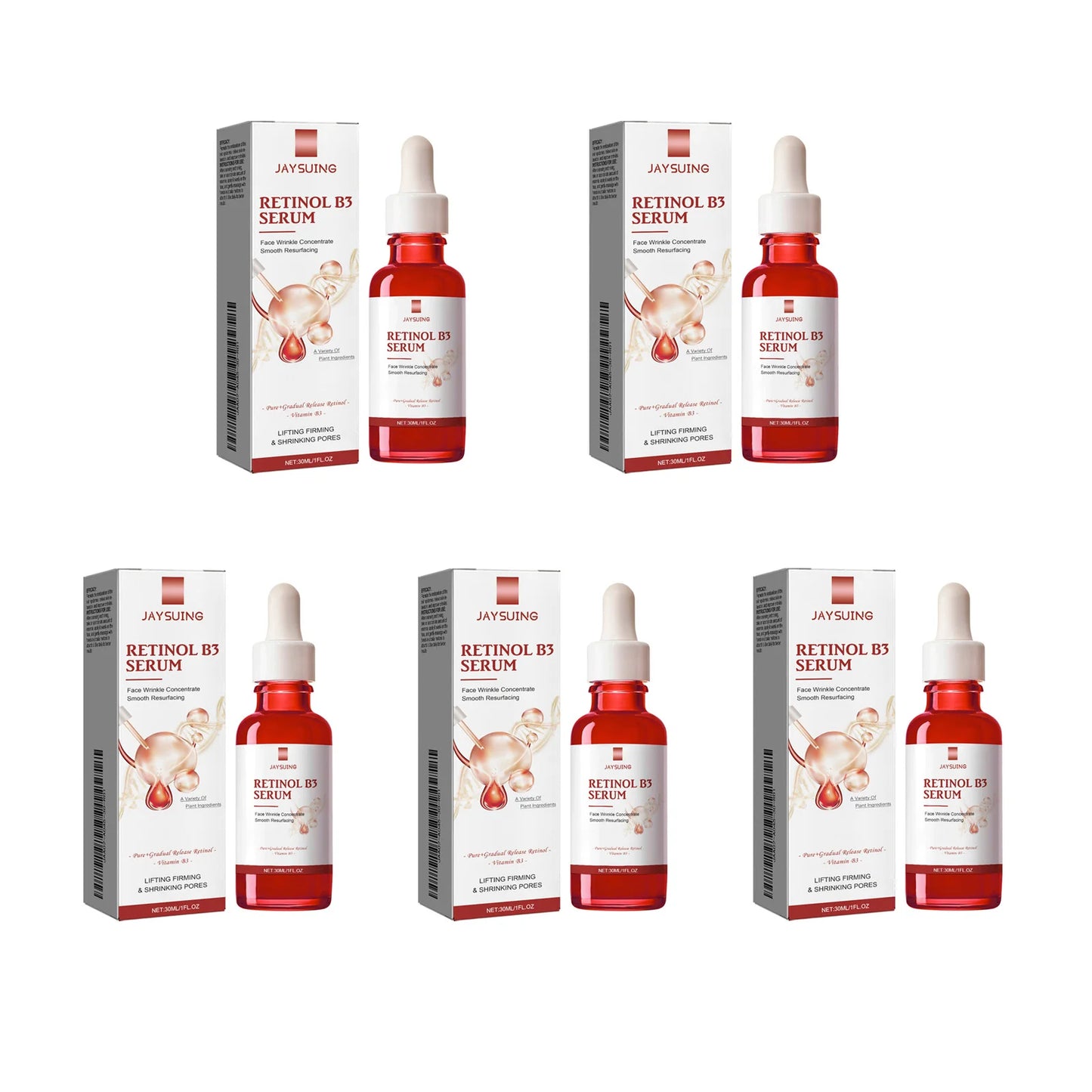 Retinol B3 Face Essence Deep Moisturizing Fade Fine Line Lifting Firming Repair Smooth Nourish Tighten Brighten Serum Skin Care