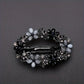 1Pc Retro Carved Rhinestone Hair Clip with Elegant Luxurious Design,retro Exquisite Design,highquality Texture,stable Grip