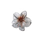 New Fashion Sparkling Flower Claw Clip for Women Transparent Sweet Ponytail Shark Clip Versatile Girl Hair Accessories