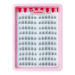 10 Rows Cat Eye Single Cluster Fake Eyelashes Natural Cosplay Makeup False Eyelashes Self-adhesive Natural Wispy Lash Extension