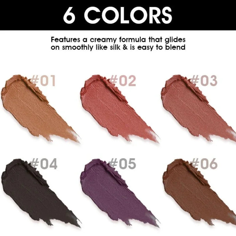 Coffee Brown Velvet Eyeliner Stick Matte Waterproof Long Lasting Eyeshadow Eyeliner Gel Pen Smooth Quick Drying Eyeliner Cream