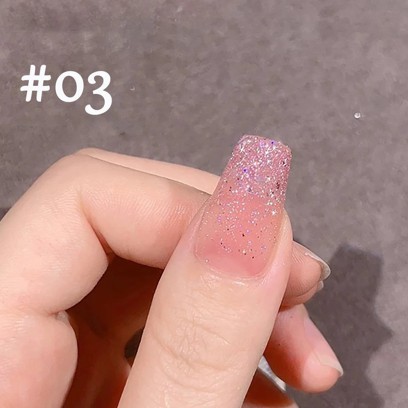 MIANEL 1-12PCS Star-chasing Moon-chasing Gel Nail Polish 2026 Popular Whitening Strobe Sequin Flashing Nail Polish White Nails