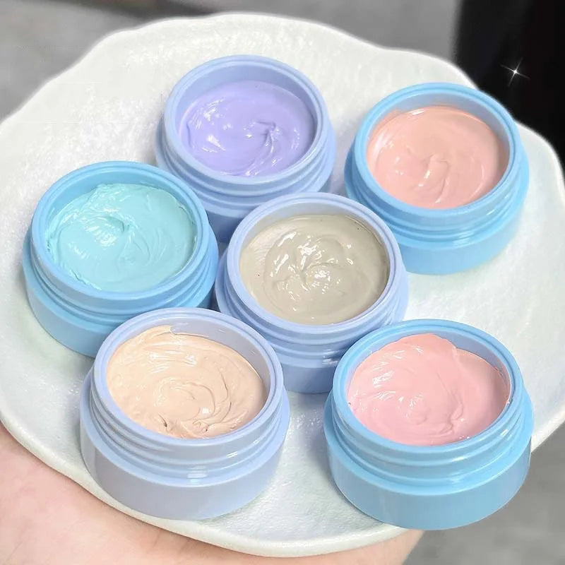 6 Colors Contouring Highlighter Blush Cream Pearlescent Luminizer Waterproof Multi-purpose Face Illuminator Brighten Makeup