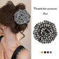 2025 New Grid Hair Claw Women's Gripper Korean Version Flower Hairpin Yellow Rose Exquisite Grab Clip Hair Accessory For Girls