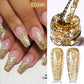 BORN PRETTY 10ml Sparkling Glitter Reflective Gel Nail Polish Sparkly Holo Shiny Pink Silver Black Gel Nail Art Salon Varnish