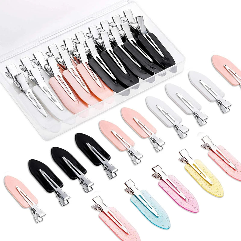 10/4Pcs No Crease Basic Hair Clips For Women Girls Hair Styling Makeup No Bend Hairpins Barrettes Fashion Hair Accessories Set