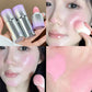 4 Colour Matte Liquid Water Light Sensation Blush Easy To Apply Big Sponge Brush Head Smooth Cheek Natural Blush Rouge for Girls