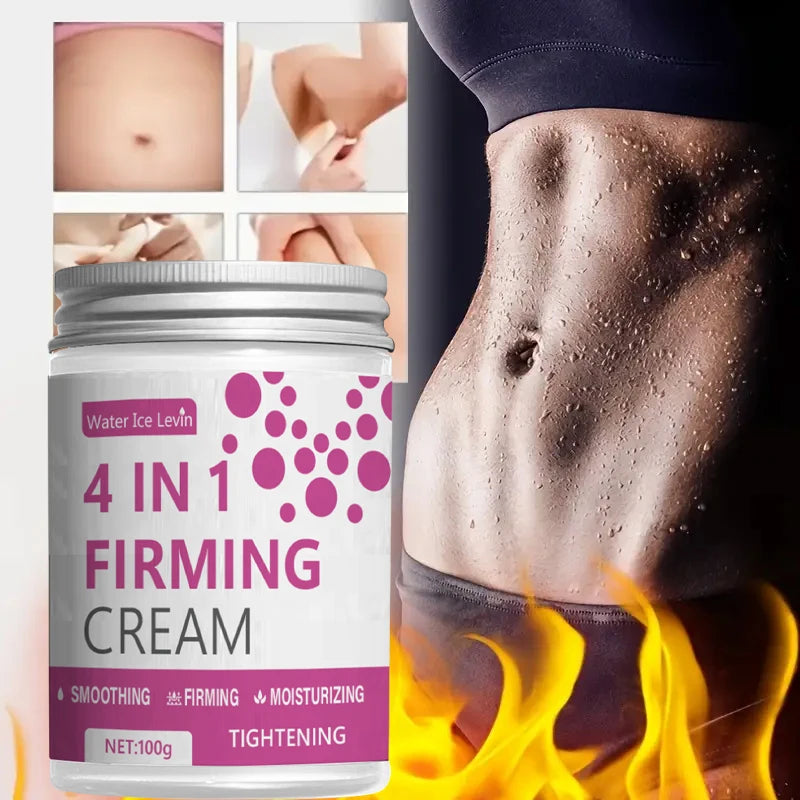 4 in 1 Firming Cream, Ginger, Aloe Vera and Coffee Essence - Moisturizing Body Firming Cream for Abdominal, Arm and Legs