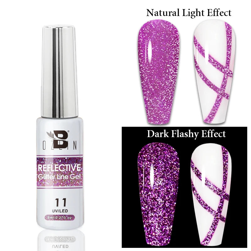 7.5ML Pink Blue Nail Gel Cat eye Semi Permanent Nail Art Soaking UV LED Nail Salon DIY Nail Salon Gel For Autumn And Winter