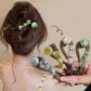 Simple Temperament High-End Feeling Hair Clips Rhinestone Bead Straight Twist Clip Hair Volume Multiple Headpieces Accessory