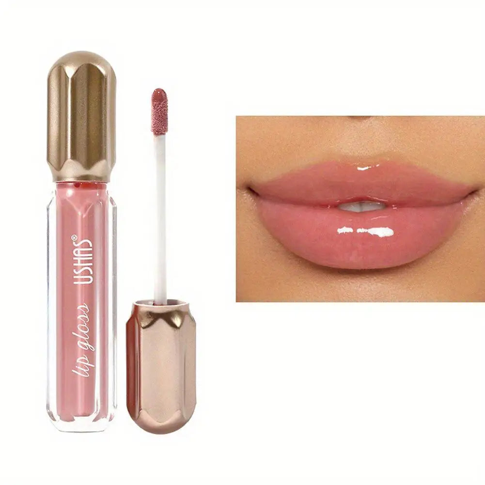 Mirror Pearl Lip Gloss for Women, Waterproof, Long Lasting, Moisturizing Lipstick, Shine Glitter, Glaze, Non Stick Cup, Lip M9F5