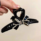 1PC/2PCS Elegant Bowknot Acetate Hair Clip, Light Luxury High-End Sense, Stylish Shark Clip for the Back of the Head