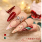 High Quality Christmas Gift Winter Red Nail Gel Set With Nail Polish Color Card UV Gel Kit For Professional Manicure Nail Salon