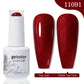 Arte Clavo 15ml Rose Red Pink Color Gel Nail Polish Autumn Winter Hot Sale Long Lasting Soak Off For Manicure Nail Art Gel
