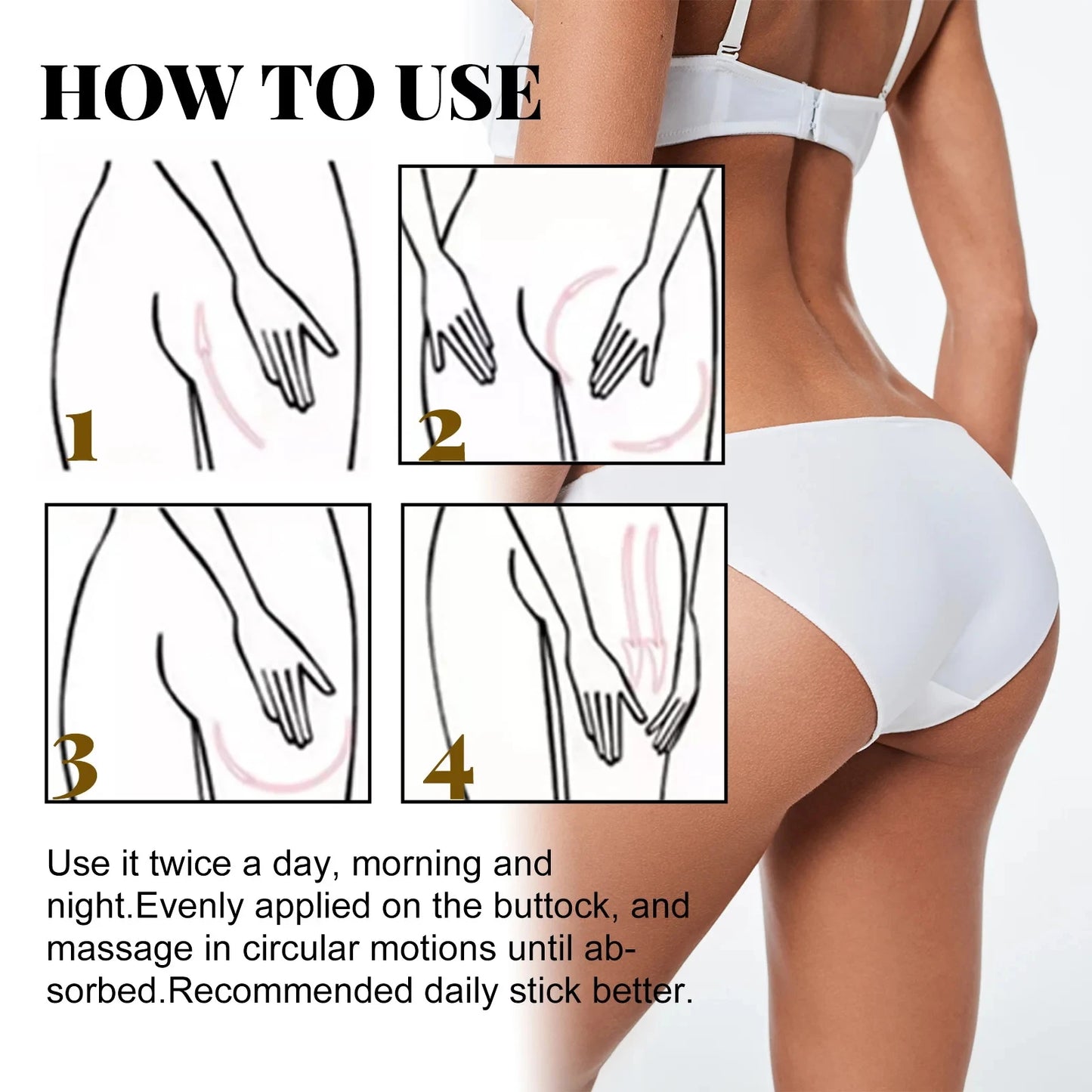 Big Ass Butt Enhancer Essential Oil Effective Hip Buttock Enlargement Body Massage Product Hip Lift Up Butt Beauty Oil Body Care