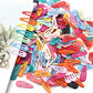 60pcs/lot Colorful Y2K BB Hair Clips Mini Metal Waterdrop Hair Pins Clips Snap Barrettes For Girls Hair Accessories