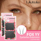 LAKANAKU Fox Eyes YY Shape Eyelashes Extension 0.07mm YY Eyelash Cilia and Brazilian Volume Soft Faux Mink YY Lashes Y Cilios