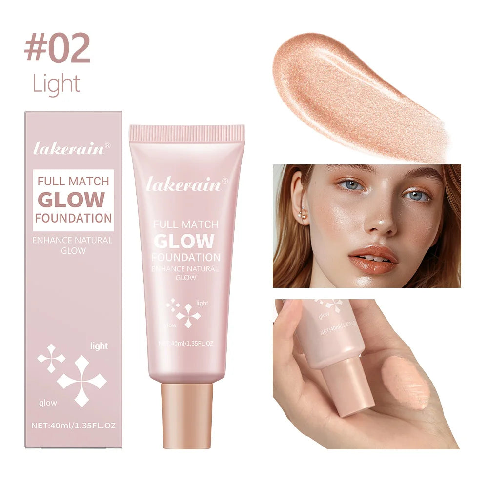 Glowing Foundation Natural Glow Enhancer Moisturizing Lightweight Base Multi-purpose Highlighter Liquid Foundation Cosmetics
