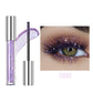 QIBEST Sliver Gold Purple Glitter Mascara Quick Dry Lasting Waterproof Curling Thick Shiny Eyelash Diamond Mascara 3 Colors
