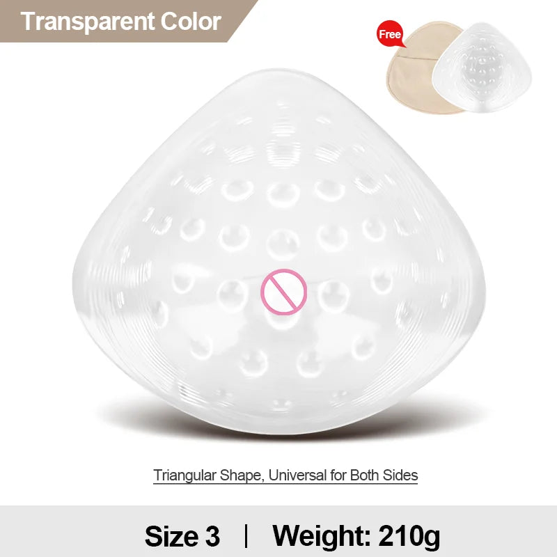 Silicone Fake Breast For Mastectomy Balance Body Artificial Breast Form Prosthesis Post-Surgery Bra Enhancement Inserts