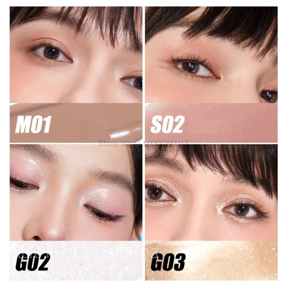 Judydoll Shimmer Metallic Glitter Eyeshadow Highly Pigmented Long Lasting Waterproof Liquid Matte Shadow Eye Makeup Cosmetics