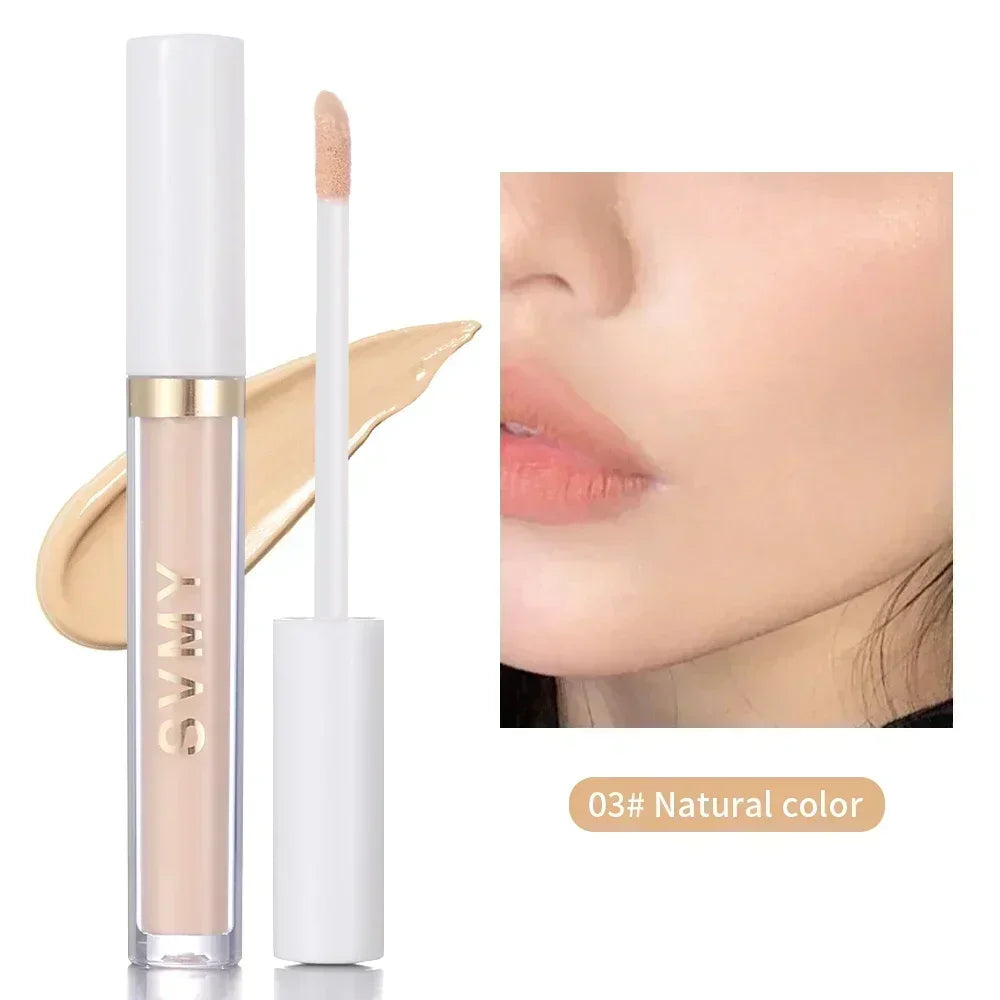 Moisturizing Liquid Concealer Stick Waterproof Lasting Cover Acne Dark Circles Foundation Cream Brightening Face Contour Makeup