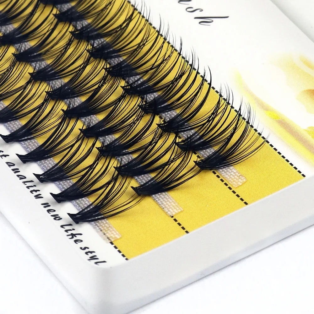 40D/30D/20D Mink Eyelashes 1 Box/60 Bundles Natural Eyelash Extension 3D Russia Individual Eyelash Cluster Makeup Tools Lashes