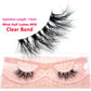 Half Eye Lashes Natural 3D Mink Short False Eyelashes Fluffy Wispy Cross Strip Fake Lashes Soft Half Eyelashes Extension Makeup