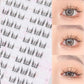 No Glue Needed Idol False Eyelashes Large Capacity 7-9mm Self Adhesive Eyelashes tweezers DIY Lash Extension Cluster Lashes