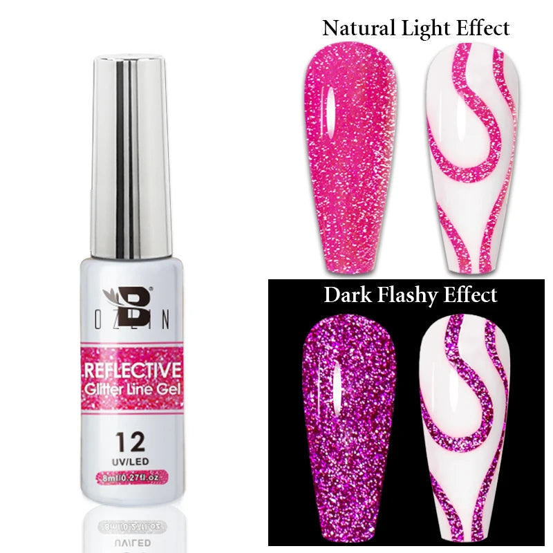 7.5ML Pink Blue Nail Gel Cat eye Semi Permanent Nail Art Soaking UV LED Nail Salon DIY Nail Salon Gel For Autumn And Winter