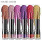 YOUNG VISION 6 Color Matte Pearl Shimmer Dual-Effect Lipstick Waterproof, Non-Transfer Lipstick Cosmetics