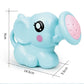 Baby Cartoon Elephant Shower Cup Newborn Child  Shampoo    Water Spoon Bath  2 Color