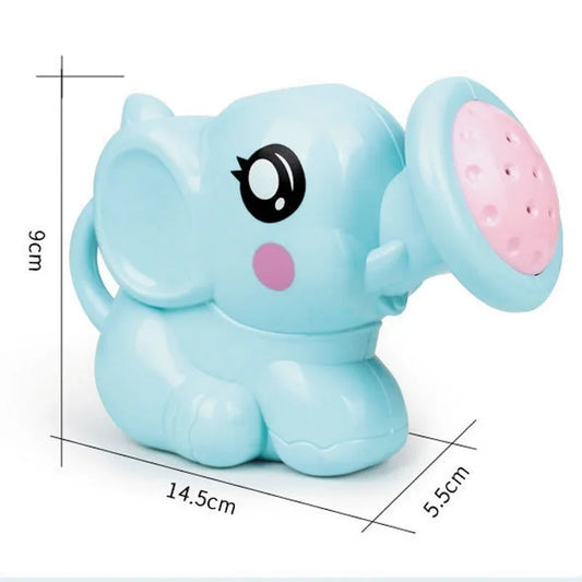 Baby Cartoon Elephant Shower Cup Newborn Child  Shampoo    Water Spoon Bath  2 Color