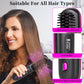 USB Charging Portable Hair Straightener Brush, Cordless Straightening Comb LED Display & Ceramic Coating, Ionic Technology