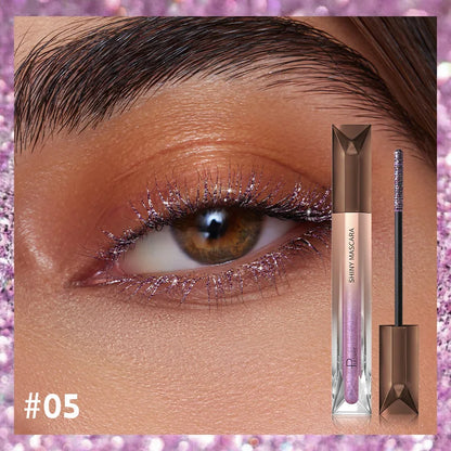 High Quality Perfect Girl Shiny Metallic Lash Mascara Makeup Pearlized Shiny Diamonds Glitter Extension Lashes Mascara Cosmetics