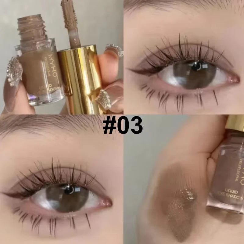 Long-Lasting Liquid Eyeshadow - Matte,Shimmer & Metallic Eyeshadow,Eye Makeup For Party Everyday Looks,Formal Event Cosmetics